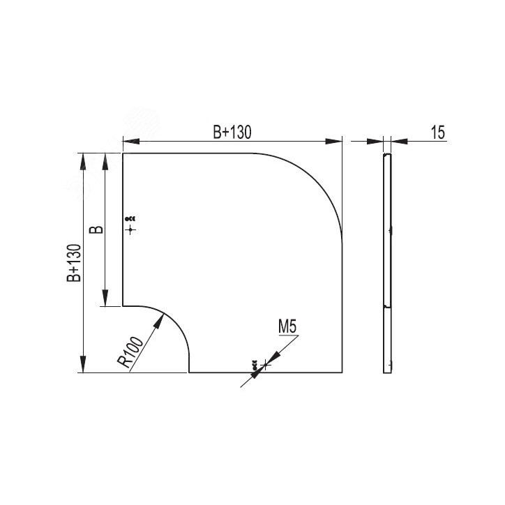 Крышка на угол CPO 90 горизонтальный 90° осн.200 в комплекте с метизами и пластинами PTCE Крышка на угол CPO 90 горизонтальный 90° осн.200 в комплекте с метизами и пластинами PTCE