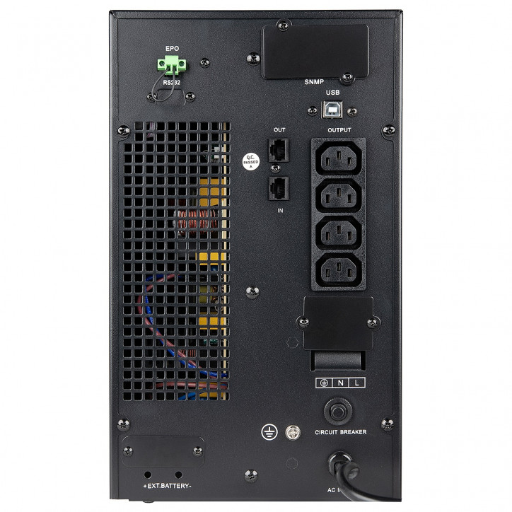 Источник бесперебойного питания SMARTWATT UPS MASTER IEC 3kVA, онлайн, мощность 3000/2700 ВА/Вт, напольный, LCD дисплей, IEC13 -