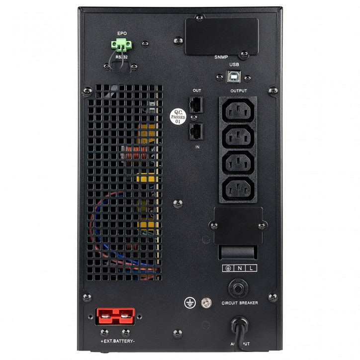 Источник бесперебойного питания SMARTWATT UPS MASTER IEC 3kVA L, онлайн, мощность 3000/2700 ВА/Вт, напольный, LCD дисплей, IEC13