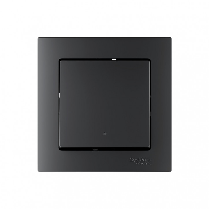 ATLASDESIGN SMART 1-кл. ВЫКЛЮЧАТЕЛЬ с подсв., Zigbee, сх.1, L+N, 10А, мех., КАРБОН ATLASDESIGN SMART 1-кл. ВЫКЛЮЧАТЕЛЬ с подсв., Zigbee, сх.1, L+N, 10А, мех., КАРБОН