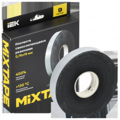 MIXTAPE PRO Изолента самослипающаяся резиновая с подложкой 0,76х19мм 9м 23 IEK
