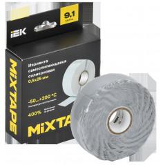 MIXTAPE PRO Изолента самослипающаяся силиконовая резиновая 0,5х25мм 9,1м 70 IEK
