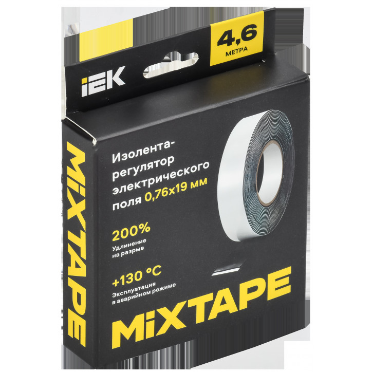 MIXTAPE PRO Изолента-регулятор электрического поля 0,76х19мм 4,6м 2220 IEK MIXTAPE PRO Изолента-регулятор электрического поля 0,76х19мм 4,6м 2220 IEK