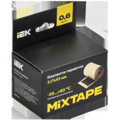 MIXTAPE PRO Изолента-герметик 3,17х63мм 0,6м 2229 IEK