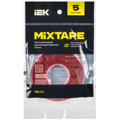 MIXTAPE PRO Лента монтажная прочная двусторонняя 1х9мм 5м IEK