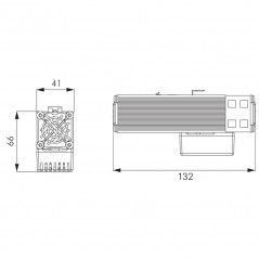 Компактный обогреватель с вентилятором, P-150W, 230V