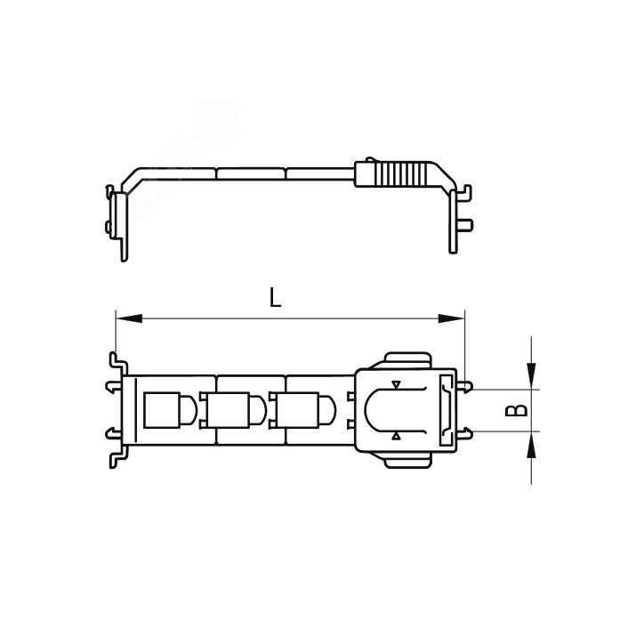 Держатель кабеля TR1-N 40-80 Держатель кабеля TR1-N 40-80