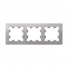 ATLASDESIGN AIR 3-постовая РАМКА, АЛЮМИНИЙ/дымчатый черный