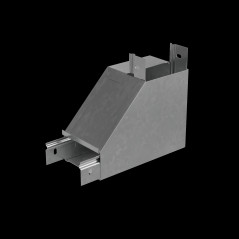 Угол верт. внутр. R 50х600 мм с разворотом трассы на 90 гр. ПЛЮС INOX304