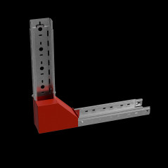 Угол верт. внутр. R 50х600 мм с разворотом трассы на 90 гр. ПЛЮС HD