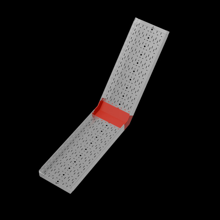 Угол внутр. верт. 45 гр. 100х400 мм ПЛЮС INOX304