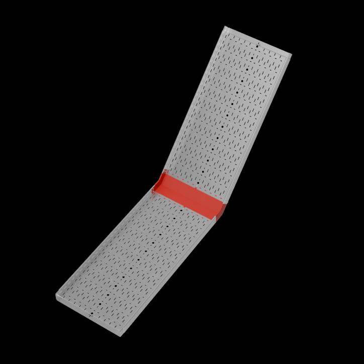 Угол внутр. верт. 45 гр. 80х600 мм ПЛЮС INOX304 Угол внутр. верт. 45 гр. 80х600 мм ПЛЮС INOX304