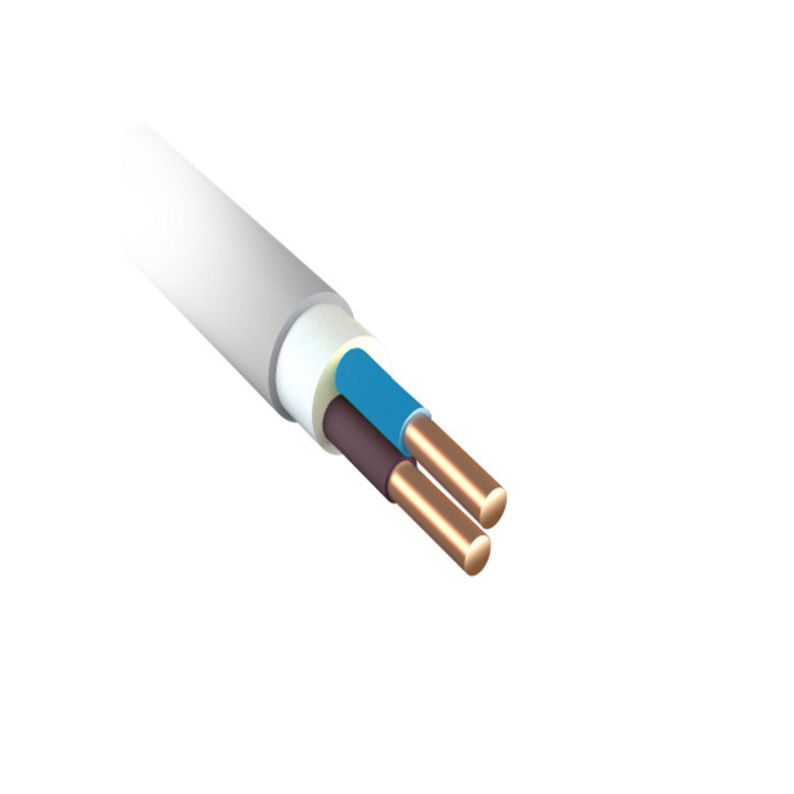 Кабель силовой NYM 2х1.5 (5м) Кабель силовой NYM 2х1.5 (5м)