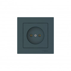 ATLASDESIGN РОЗЕТКА без заземления, 16А, в сборе, быстрозажимные клеммы, ИЗУМРУД