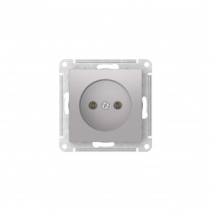 ATLASDESIGN РОЗЕТКА без заземления без шторок, 16А, быстрозажимные клеммы, АЛЮМИНИЙ