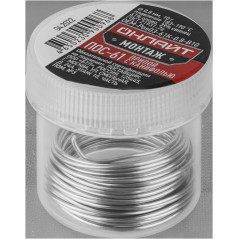 Припой ОНЛАЙТ OEM-Pos03-61K-0.8-B10 (банка, 0.8мм, 10г)