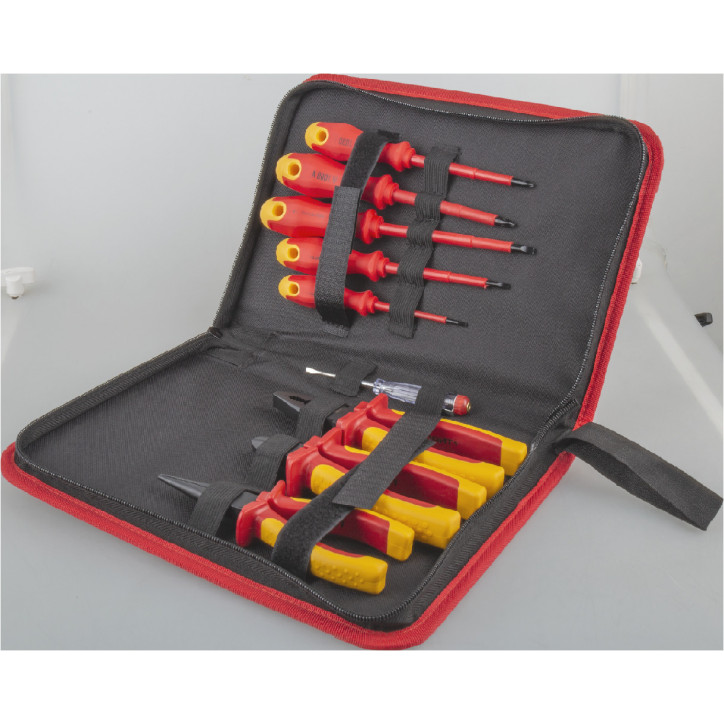 Набор диэлектрического инструмента 9 шт. Онлайт (OHT-Ind01-H9) Набор диэлектрического инструмента 9 шт. Онлайт (OHT-Ind01-H9)