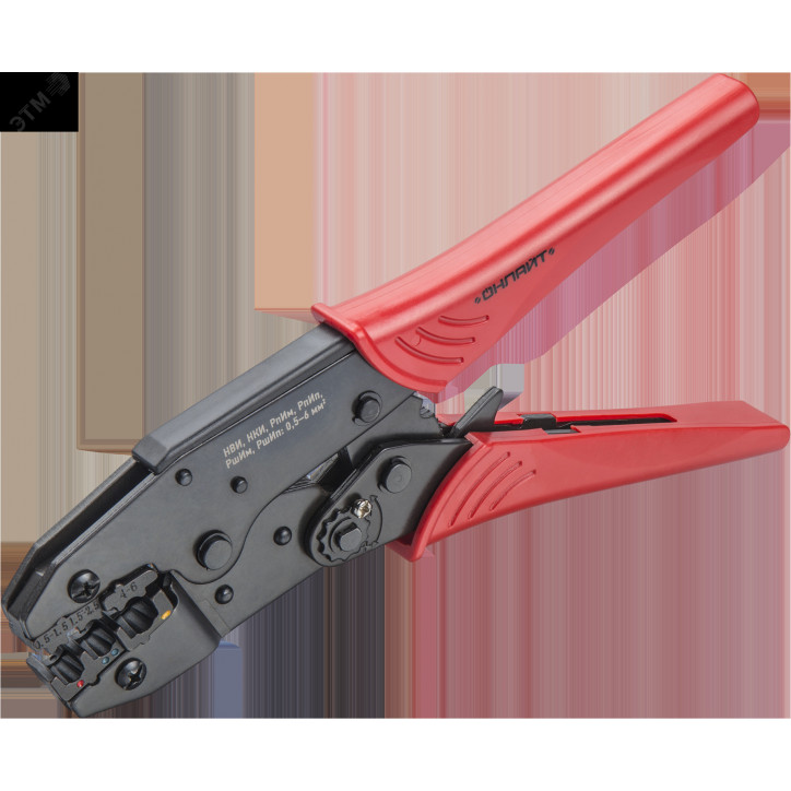 Пресс-клещи для изолированных наконечников 6 мм2 ОНЛАЙТ OHT-Pki01