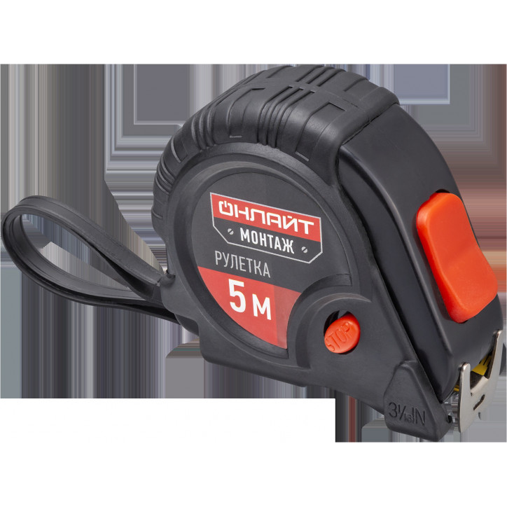 Рулетка ОНЛАЙТ OMT-Ru02-5-19 (5 м х 19 мм) Рулетка ОНЛАЙТ OMT-Ru02-5-19 (5 м х 19 мм)