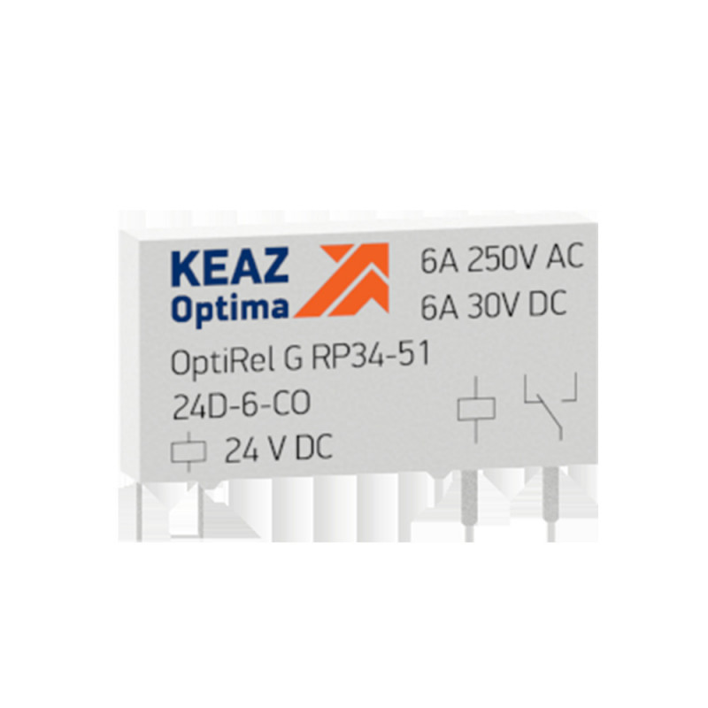 Реле промежуточное OptiRel G RP34-51-60D-6-CO