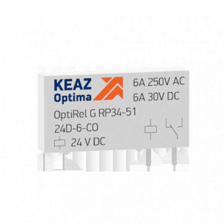 Реле промежуточное OptiRel G RP34-51-24D-6-CO Реле промежуточное OptiRel G RP34-51-24D-6-CO