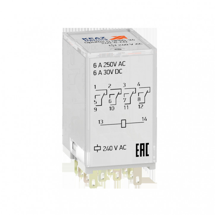 Реле промежуточное OptiRel G RP55-34-240-6-CO/TIL Реле промежуточное OptiRel G RP55-34-240-6-CO/TIL