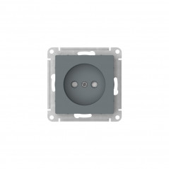 ATLASDESIGN РОЗЕТКА без заземления со шторками, 16А, быстрозажимные клеммы, ГРИФЕЛЬ