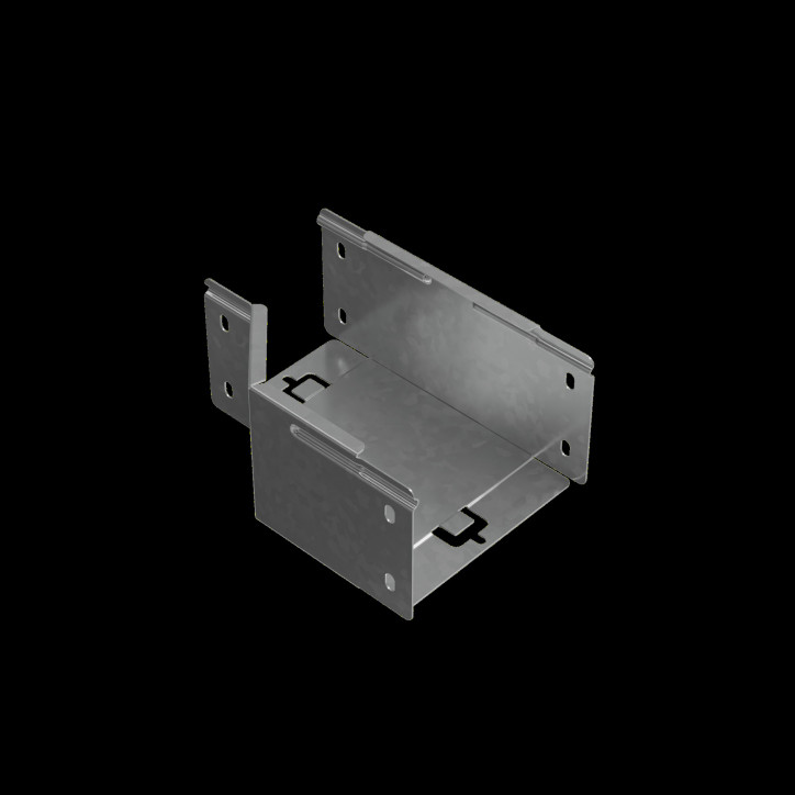 Переходник правый 100х100-150 мм ПЛЮС INOX304