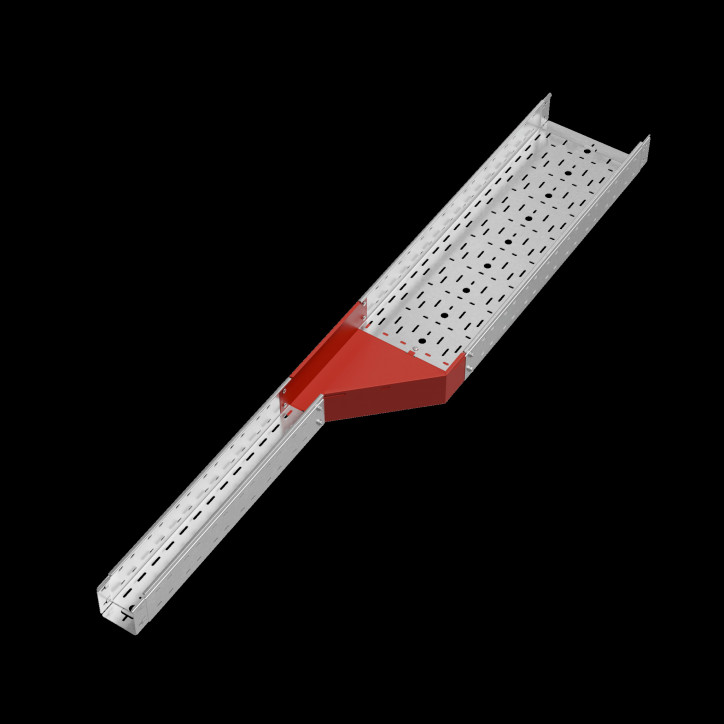 Переходник правый 100х100-300 мм ПЛЮС INOX304