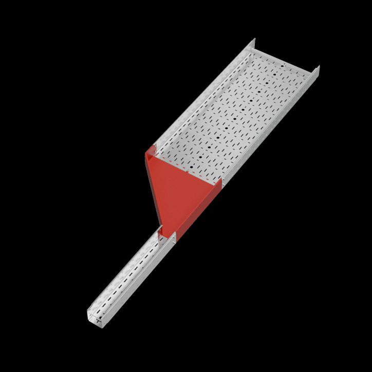 Переходник левый 100х100-500 мм ПЛЮС