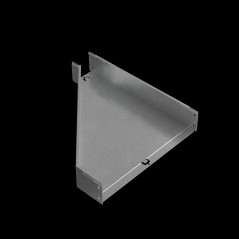 Переходник правый 100х100-500 мм ПЛЮС INOX304