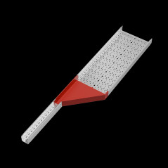 Переходник правый 100х100-500 мм ПЛЮС INOX304