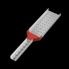 Переходник центральный 100х150-400 мм ПЛЮС INOX304