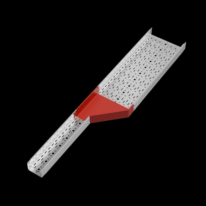 Переходник правый 100х150-400 мм ПЛЮС INOX304 Переходник правый 100х150-400 мм ПЛЮС INOX304