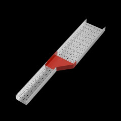 Переходник правый 100х200-400 мм ПЛЮС INOX304