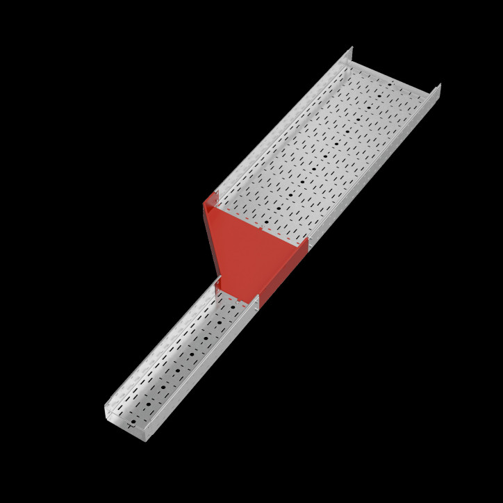 Переходник левый 100х200-500 мм ПЛЮС INOX304