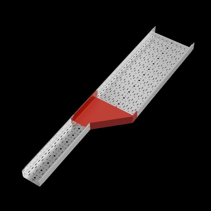 Переходник правый 100х200-500 мм ПЛЮС
