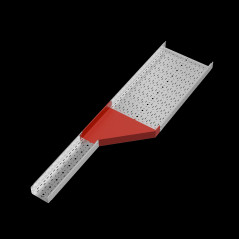 Переходник правый 100х200-600 мм ПЛЮС