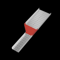 Переходник левый 100х300-600 мм ПЛЮС INOX304