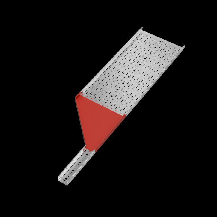 Переходник левый 50х100-500 мм ПЛЮС Переходник левый 50х100-500 мм ПЛЮС