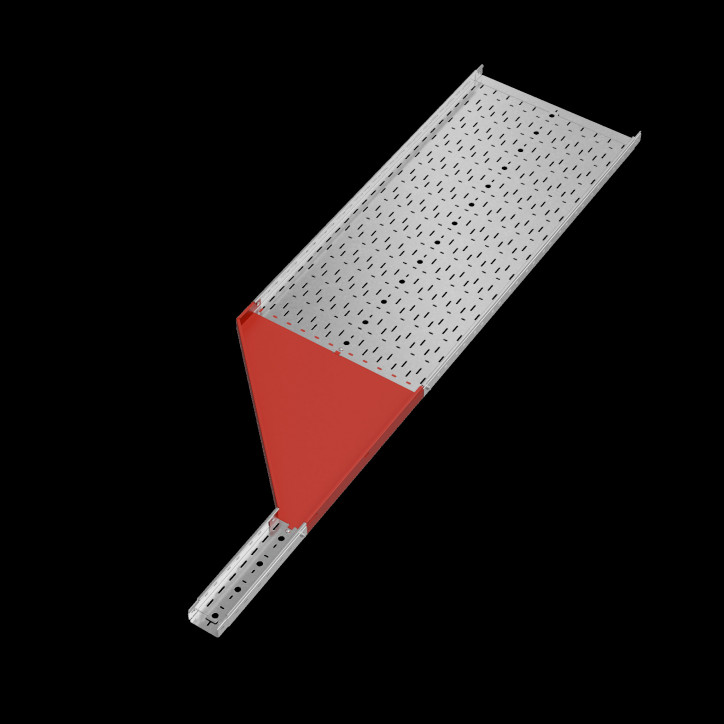 Переходник левый 50х100-600 мм ПЛЮС Переходник левый 50х100-600 мм ПЛЮС
