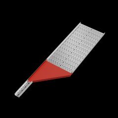 Переходник правый 50х100-600 мм ПЛЮС INOX304