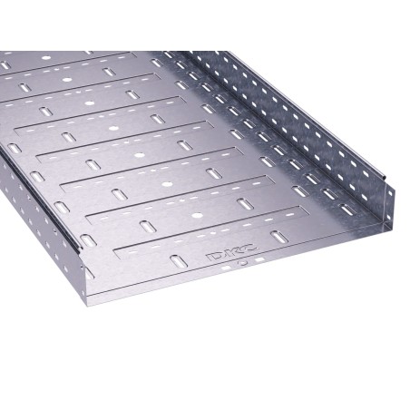 Лоток перфорированный 600х100х3000 цинк-ламельный