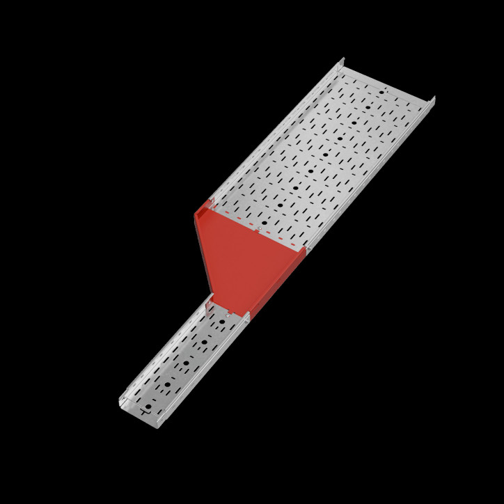Переходник левый 50х150-400 мм ПЛЮС Переходник левый 50х150-400 мм ПЛЮС