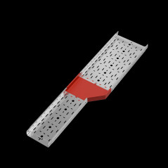 Переходник правый 50х200-300 мм ПЛЮС INOX304