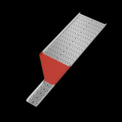 Переходник правый 50х200-600 мм ПЛЮС INOX304