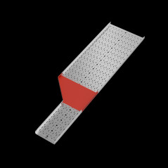 Переходник левый 50х300-600 мм ПЛЮС INOX304