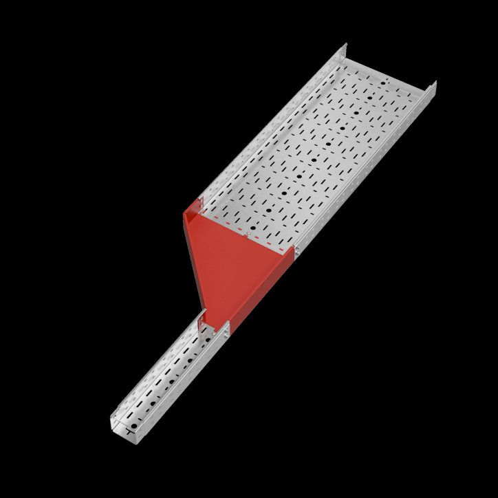 Переходник левый 80х100-400 мм ПЛЮС