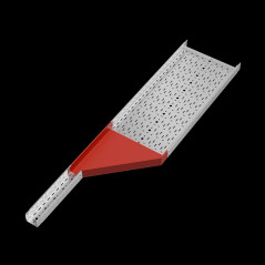 Переходник правый 80х100-500 мм ПЛЮС HD