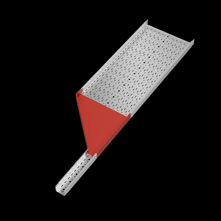 Переходник левый 80х100-600 мм ПЛЮС Переходник левый 80х100-600 мм ПЛЮС
